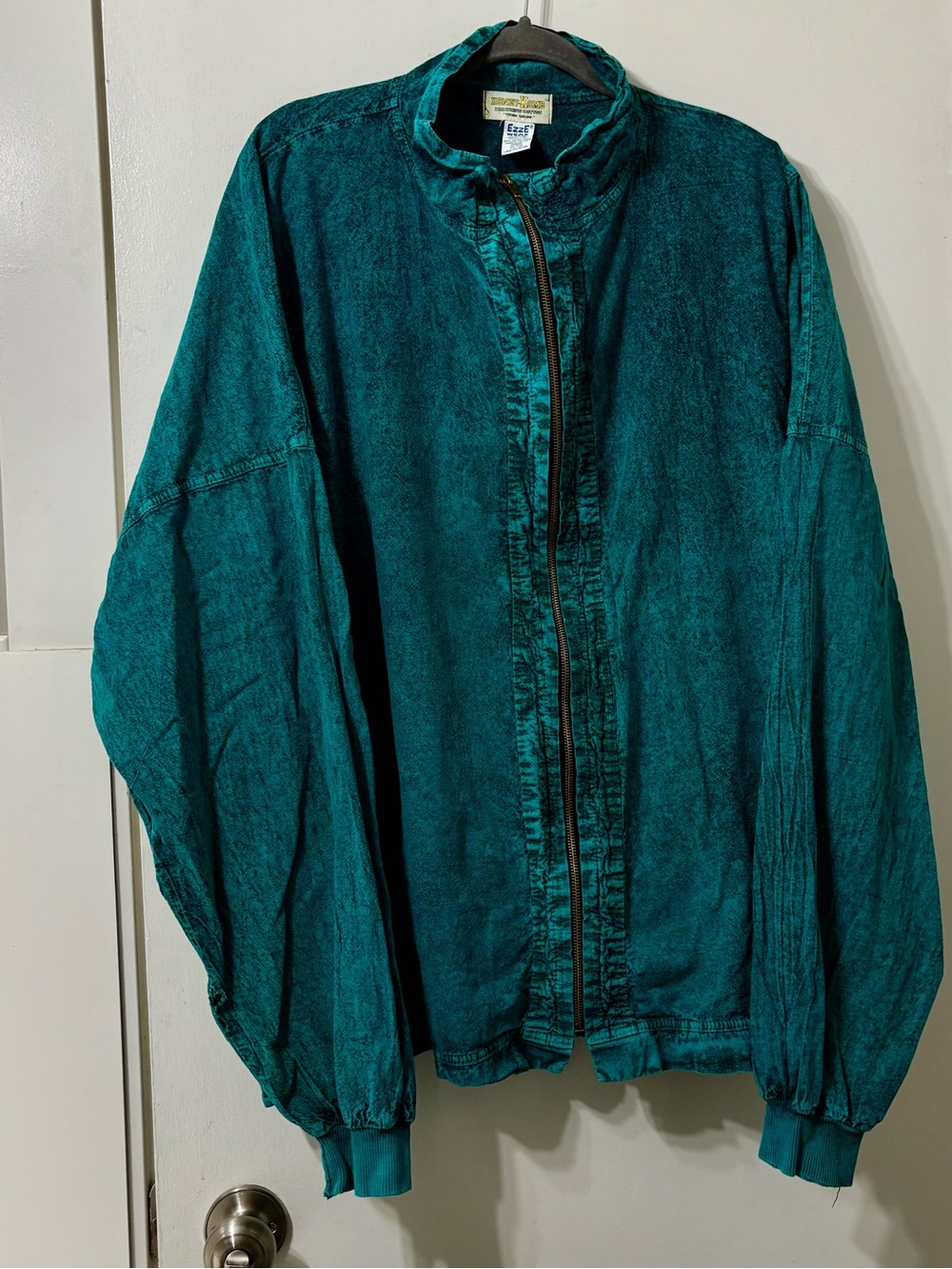 Honey-Komb / Ezze Wear Teal Zip Jacket